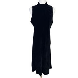 Lauren Ralph Lauren Velvet Silk Cocktail Midi Dress US Women's 12